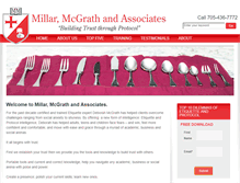 Tablet Screenshot of millarmcgrath.ca